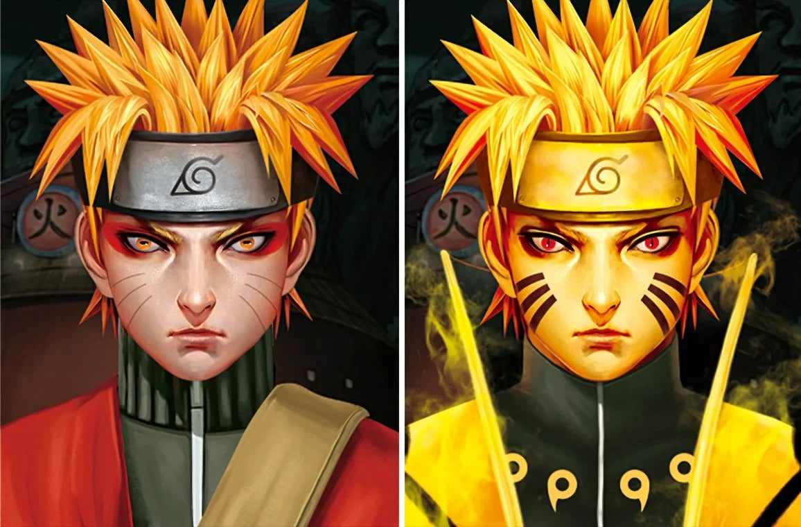 Cartel Decorativo Lenticular 3D Naruto modo sabio de los 6 caminos | Naruto