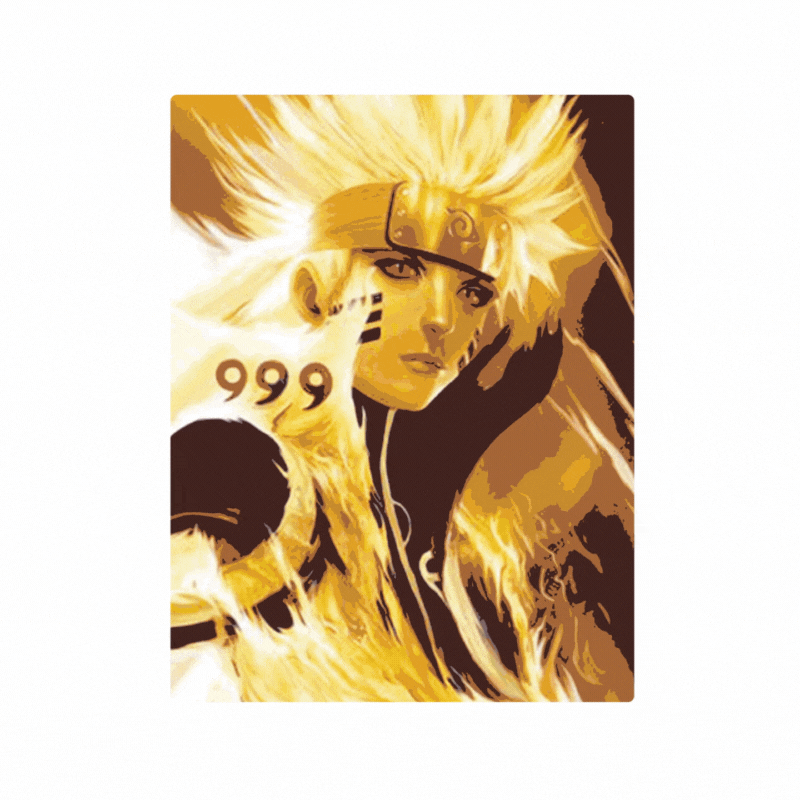 Cuadro Lenticular 3D Naruto Modo Sabio 6 Caminos Hinata