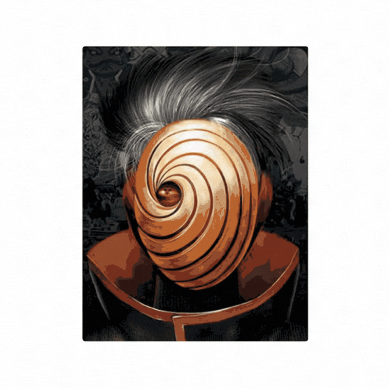 Cuadro Lenticular 3D Obito Kakashi Naruto Shippuden