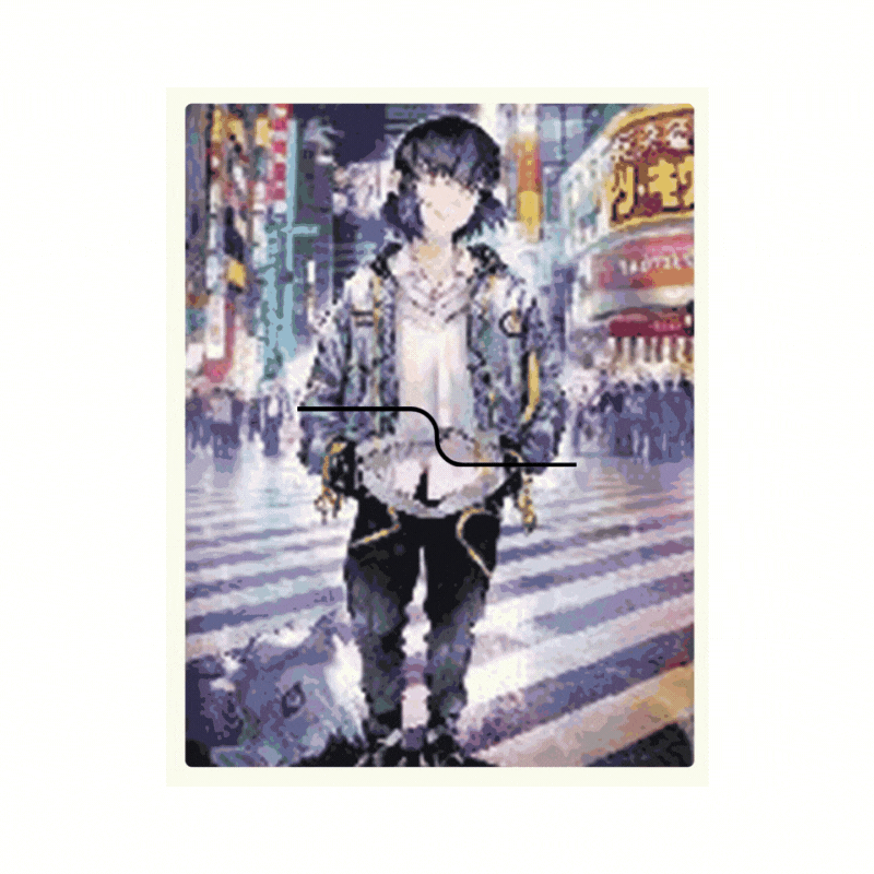 Cuadro Lenticular 3D Inosuke Nezuko Tanjiro