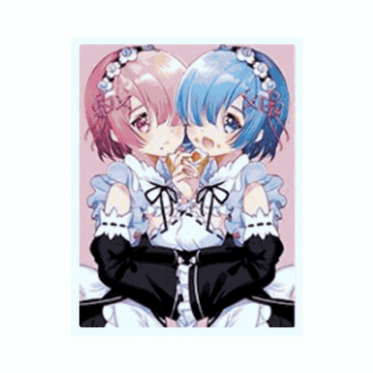 Cuadro Lenticular 3D Ram and Rem - Re:Zero