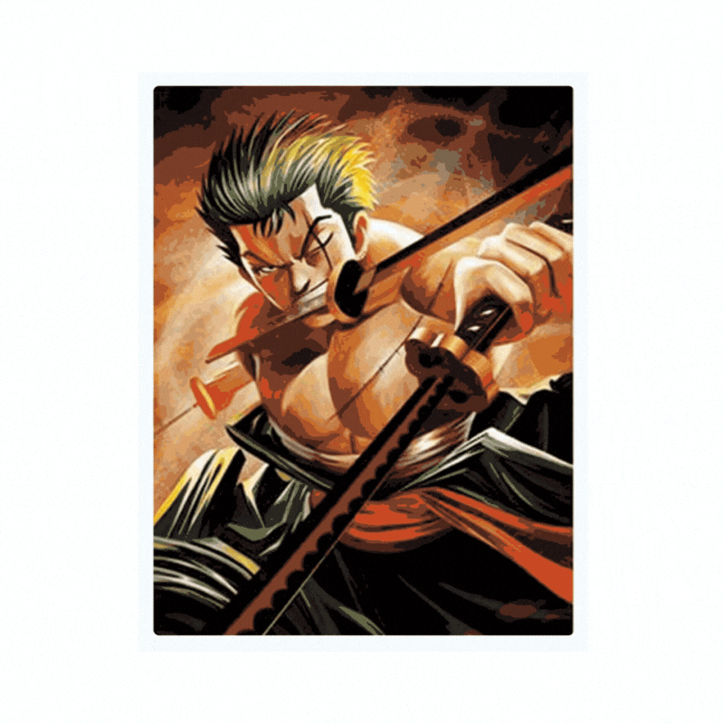 Cuadro Lenticular 3D Zoro Luffy Sanji | One Piece