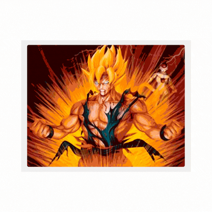 Cuadro Lenticular 3D Goku SSJ Ultra Instinto