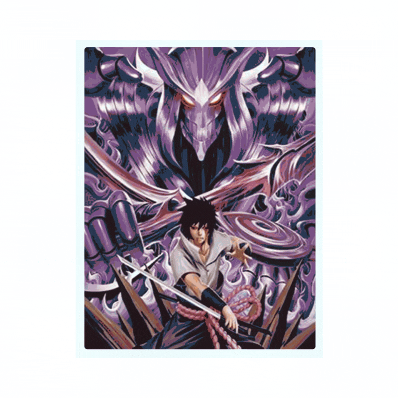Cuadro Lenticular 3D Sasuke Itachi Madara