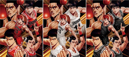 Cartel Decorativo Lenticular 3D Equipo Shohoku | Slam Dunk