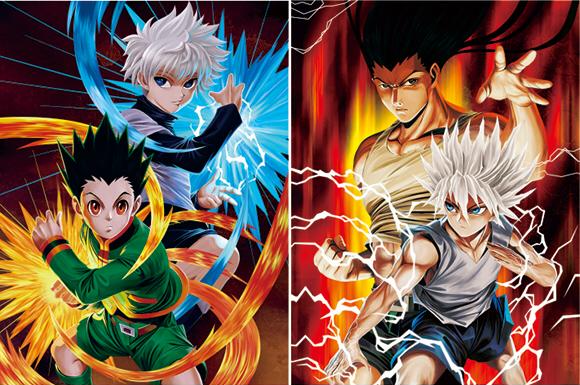 Cartel Decorativo Lenticular 3D Gon y Killua Máximo Poder | Hunter X Hunter