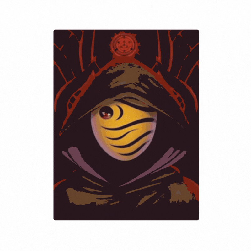 Cuadro Lenticular 3D Obito Naruto