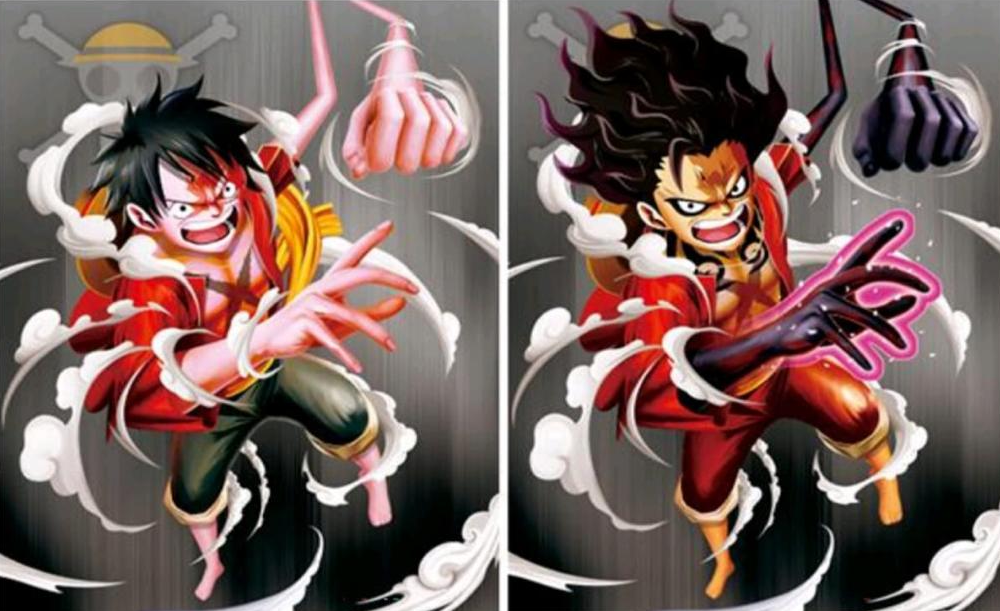 Cartel Decorativo Lenticular 3D Luffy Gear 3 Power Up | One Piece