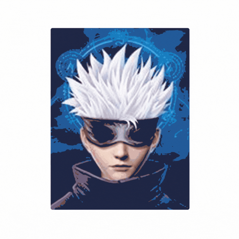 Cuadro Lenticular 3D Jujutsu Kaisen - Satoru Gojo Anime