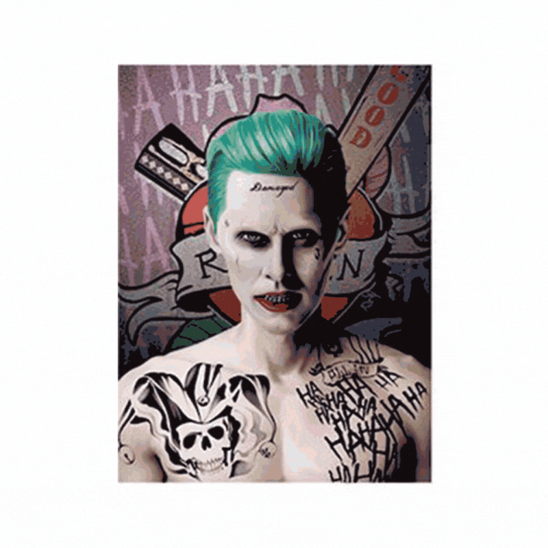 Cuadro Lenticular 3D Joker Y Harley Quinn