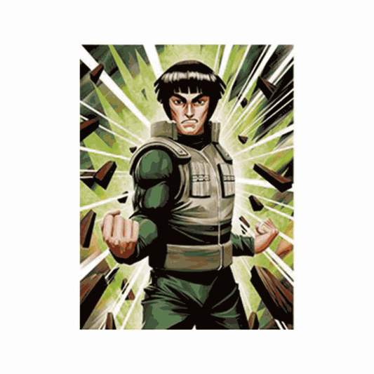 Cuadro Lenticular 3D Might Guy Sensei Naruto Anime