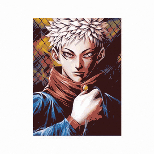 Cuadro Lenticular 3D Yuji Itadori y Sukuna Jujutsu Kaisen 2