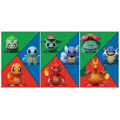 Cartel Decorativo Lenticular 3D  Evoluciones Primera Generación | Pokemon