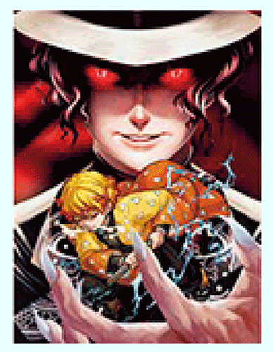 Cartel Decorativo Lenticular 3D Tanjiro - Nezuko - Zenitsu - Muzan | Demon Slayer