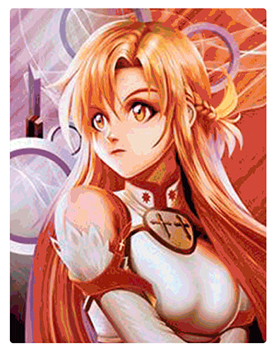 Cartel Decorativo Lenticular 3D Asuna - Kirito | Sword Art Online