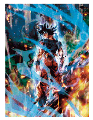 Cartel Decorativo Lenticular 3D Goku Ultra Instinto - Jiren  | Dragon Ball Super