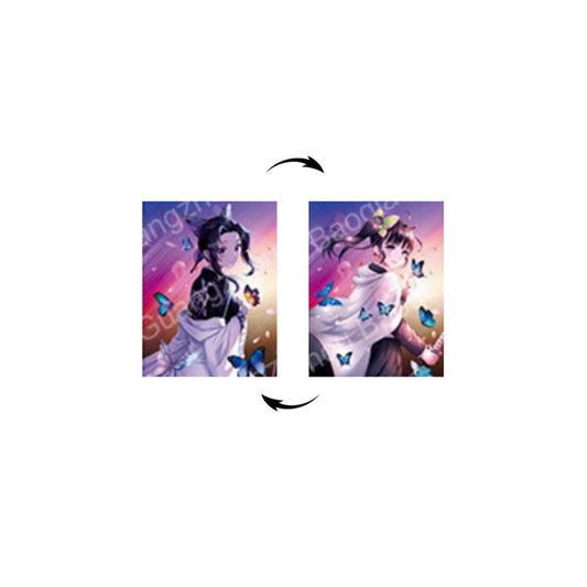Kochou Shinobu Kanao Tsuyuri Cuadro Decorativo Lenticular 3D