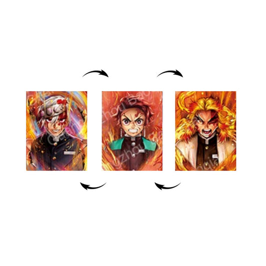 Cuadro Decorativo 3D Demon Slayer Uzui Tanjiro Rengoku 
