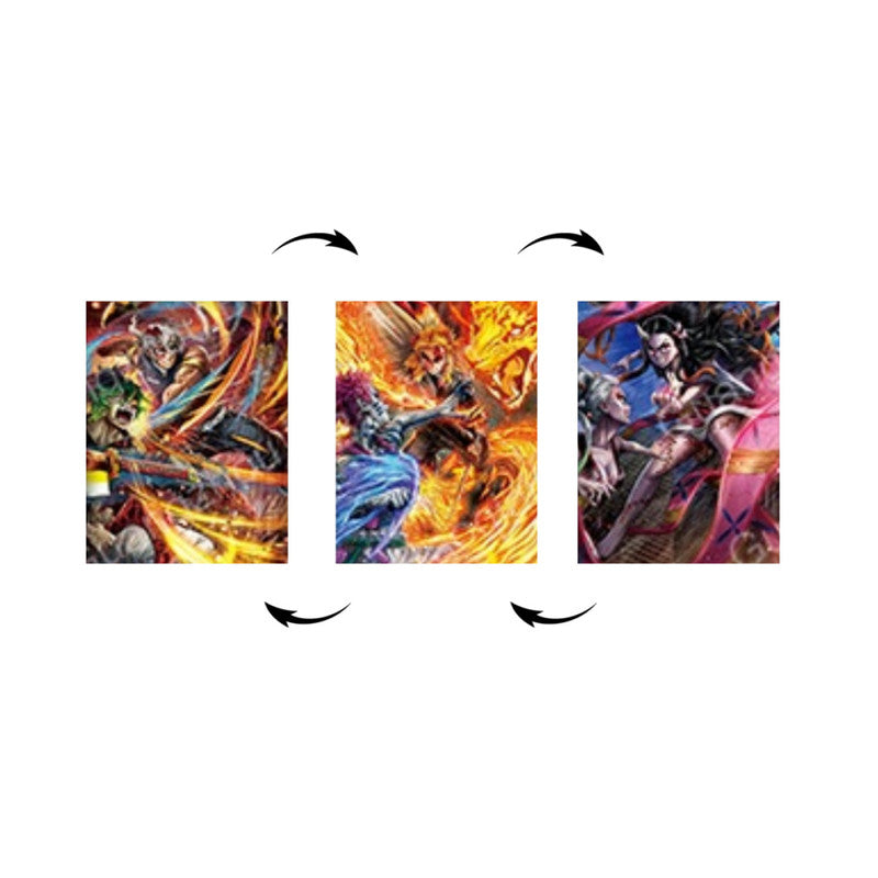 Demon Slayer Uzui Rengoku Nezuko Versus Las Lunas Cuadro 3D