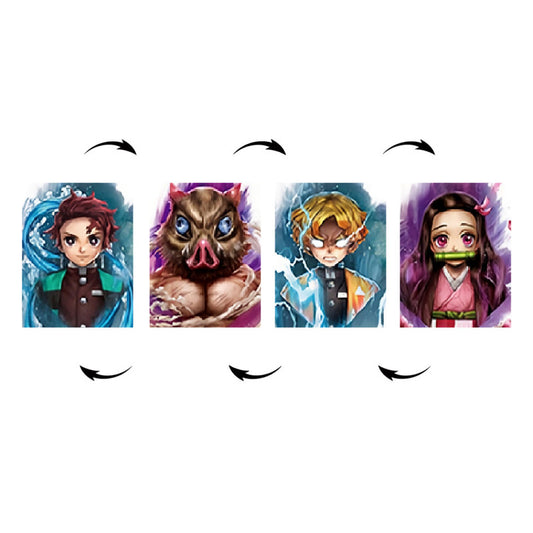 Cuadro Decorativo 3D Demon Slayer Inosuke Tanjiro Zenitsu 
