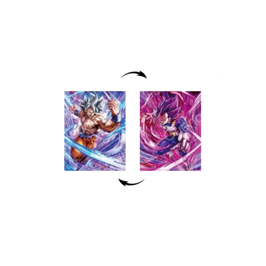 Dragon Ball Goku Ultra Instinto Vegeta Ultra Ego Cuadro 3D