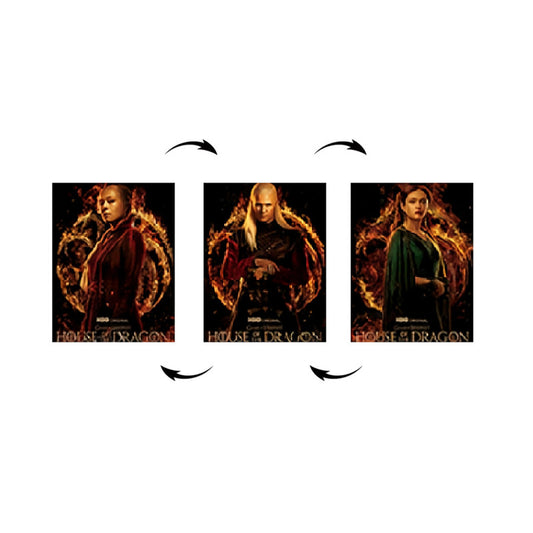 Queen Rhaenyra Targaryen Cuadro Decorativo Lenticular 3D
