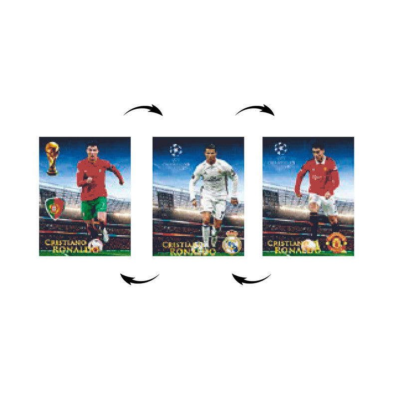 Cuadro 3D Cristiano Ronaldo Real Manchester Portugal 