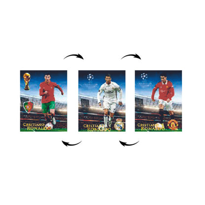 Cuadro 3D Cristiano Ronaldo Real Manchester Portugal 