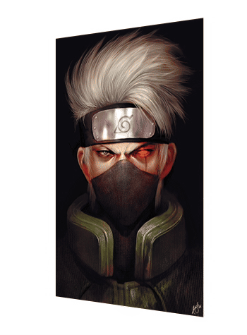 Cartel Decorativo Lenticular 3D Obito - Kakashi | Naruto Shippuden