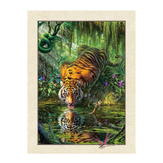 Cuadro Lenticular 3D Tigre