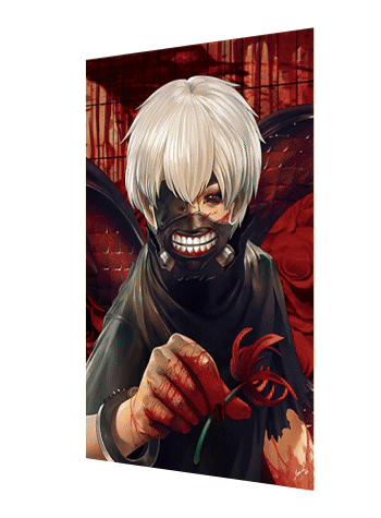 Cartel Decorativo Lenticular 3D Ken Kaneki | Tokyo Ghoul