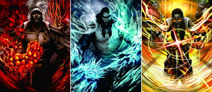 Cartel Decorativo Lenticular 3D Almirantes de la Marina | One Piece
