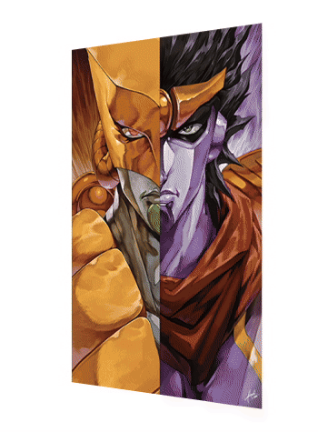 Cartel Decorativo Lenticular 3D Jojo's Bizarre Adventure