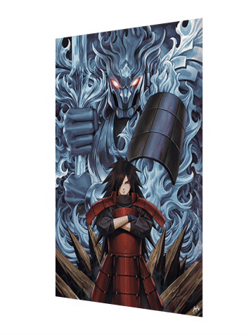 Cartel Decorativo Lenticular 3D Sasuke -  Itachi - Madara | Naruto