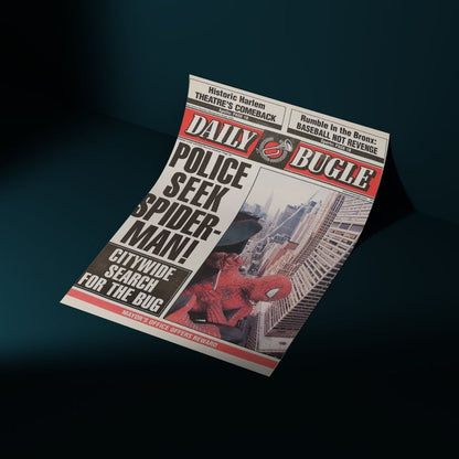 Cartel Decorativo Lenticular 3D Spider-Man | Daily Bugle